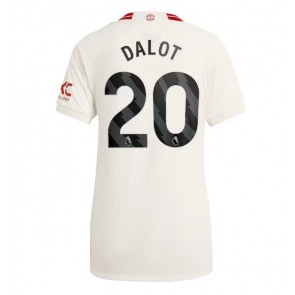 Manchester United Diogo Dalot #20 Tredje Tröja Dam 2023-24 Kortärmad